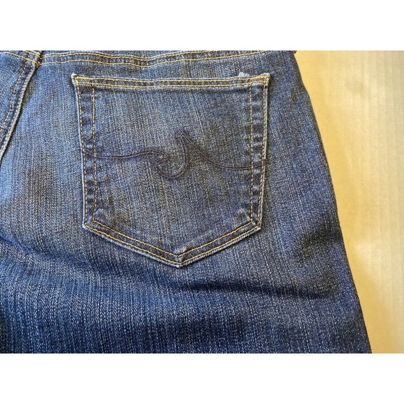 AG Adriano Goldschmied The Stevie Slim Straight Jeans Women's Sz 31R Made in USA - Picture 4 of 16